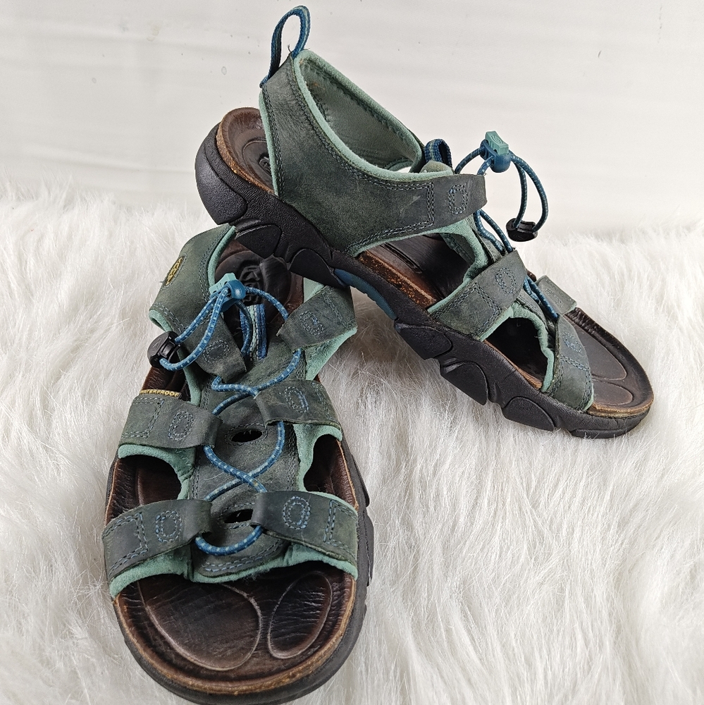 Keen Daytona Leather Open Toe Waterproof Hiking Sandals